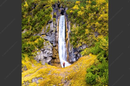 Partnachfall im Reintal im Wettersteingebirge - Beeindruckt 1:1  -- Wasserfall im Wetterstein - mehr Infos bei www.Kriner-Weiermann.de