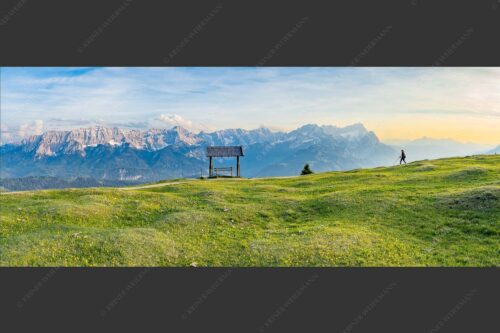 Wandern am Rosswank im Estergebirge mit Aussicht zum Wettersteingebirge - Bergwandern vom Feinsten 2,5:1  -- Wank mit Wetterstein - mehr Infos bei www.Kriner-Weiermann.de