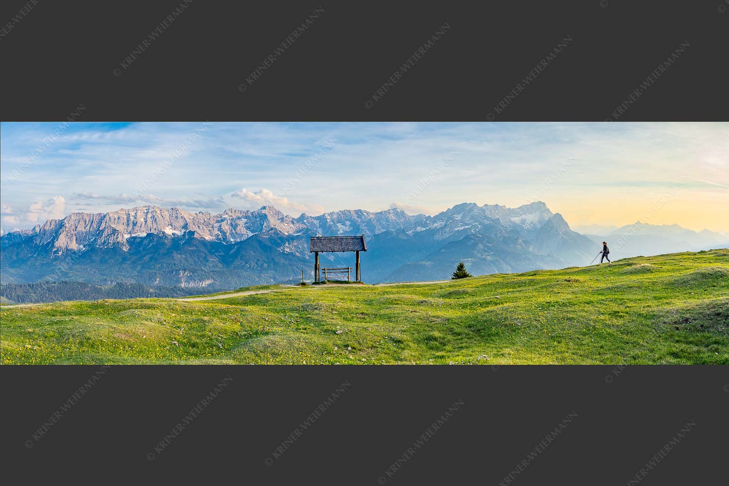 Wandern am Rosswank im Estergebirge mit Aussicht zum Wettersteingebirge - Bergwandern vom Feinsten 3:1 -- Wank mit Wetterstein - mehr Infos bei www.Kriner-Weiermann.de