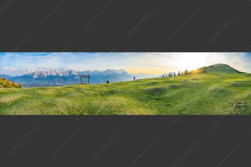 Wandern am Rosswank im Estergebirge mit Aussicht zum Wettersteingebirge - Bergwandern vom Feinsten 4:1  -- Wank mit Wetterstein - mehr Infos bei www.Kriner-Weiermann.de