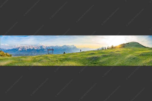 Wandern am Rosswank im Estergebirge mit Aussicht zum Wettersteingebirge - Bergwandern vom Feinsten 5:1  -- Wank mit Wetterstein - mehr Infos bei www.Kriner-Weiermann.de