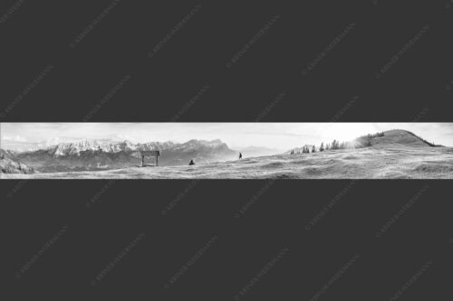 Wandern am Rosswank im Estergebirge mit Aussicht zum Wettersteingebirge - Bergwandern vom Feinsten 8:1 sw -- Wank mit Wetterstein - mehr Infos bei www.Kriner-Weiermann.de
