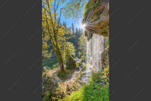 Schleierfall in der Ammerschlucht an der Ammer - Bezaubernd II 2:3  -- Schleierfälle an der Ammer - mehr Infos bei www.Kriner-Weiermann.de