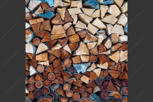 Aufgerichteter Holzhaufen - Holzhaufen II 1:1  -- Holzstapel Holzscheite - mehr Infos bei www.Kriner-Weiermann.de