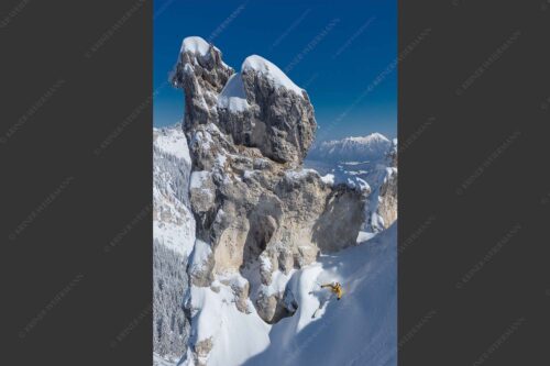Telemarkspaß im Alpspitzgebiet mit Soierngebirge - Im Spielplatz 2:3  -- Alpspitze Freeride - mehr Infos bei www.Kriner-Weiermann.de