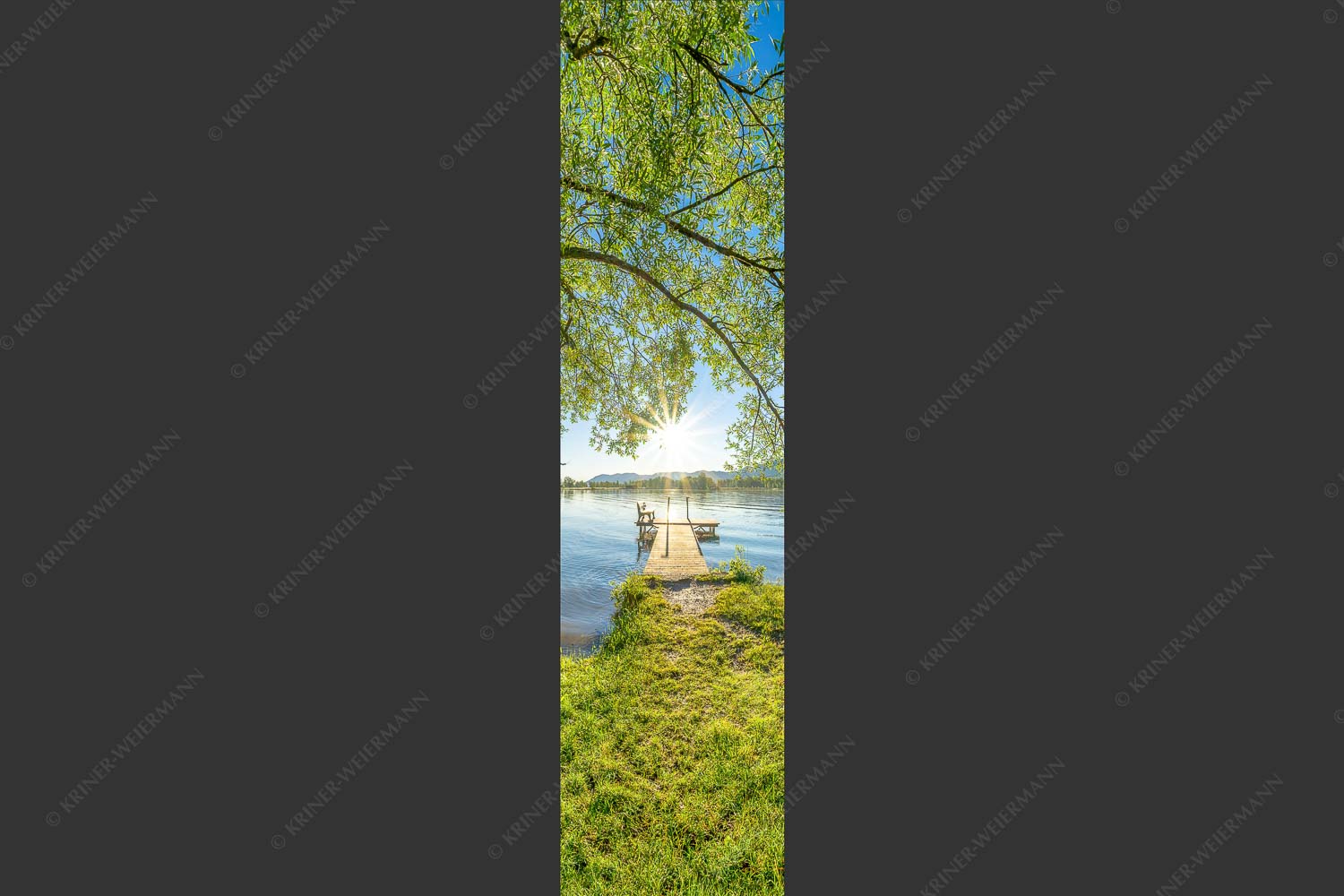 Blick über den Kochelsee in den Sonnenaufgang - Immer wieder geht die Sonne auf 1:4 -- Kochelsee - mehr Infos bei www.Kriner-Weiermann.de