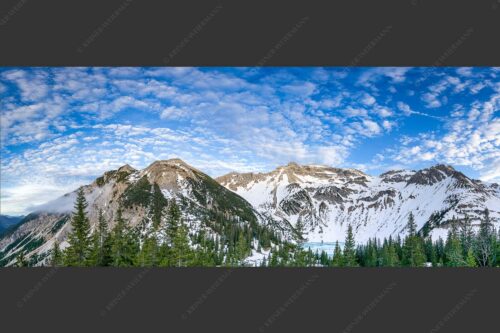 Die Schneeschmelze im Soierngebirge ist in vollem Gange. Der Sommer ist nicht mehr weit. - Klein Kanada 2,5:1  -- Frühling am Soiernsee - mehr Infos bei www.Kriner-Weiermann.de