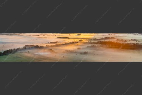 Nebelstimmung im Kochlermoos - Schleiergewand 5:1  -- Morgenstimmung bei Kochel - mehr Infos bei www.Kriner-Weiermann.de