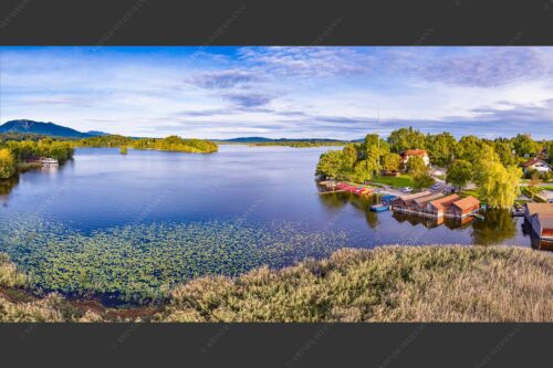 Blick über den Staffelsee bei Seehausen - Sicherer Hafen 2:1  -- Seehausen am Staffelsee - mehr Infos bei www.Kriner-Weiermann.de