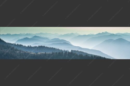 Morgenstimmung bei der Krüner Alm mit Panoramablick vom Wendelstein bis Zugspitze - Über d Oima 4:1  -- Bayerische Voralpen mit Krüner Alm - mehr Infos bei www.Kriner-Weiermann.de