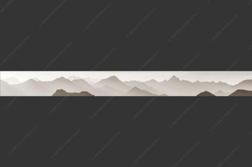 Weit schweift der Blick über das Ammergebirge bis hin zu den Allgäuer Alpen - Welt der Sihouetten 10:1 sepia-2 -- Gipfel und Bergketten - mehr Infos bei www.Kriner-Weiermann.de