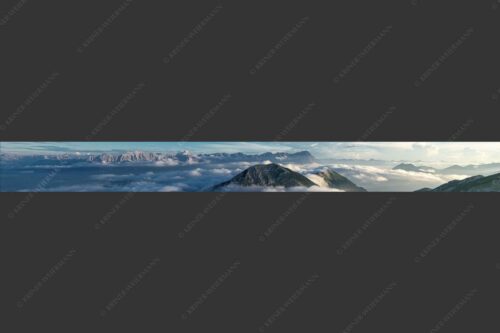 Blick vom Estergebirge ins Wettersteingebirge mit Zugspitze - Zufriedenheit 10:1  -- Wetterstein Panorama - mehr Infos bei www.Kriner-Weiermann.de