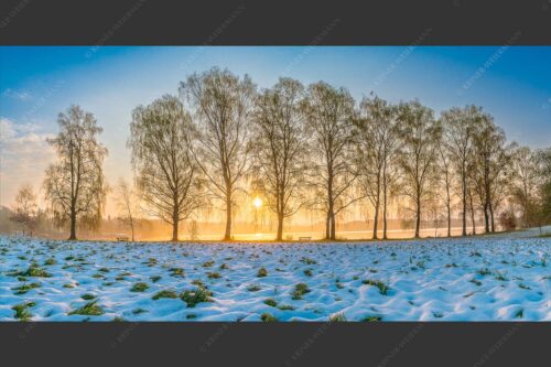 Blick über den Staffelsee in Uffing in den Sonnenaufgang - In der Früh 2:1  -- Uffing am Staffelsee - mehr Infos bei www.Kriner-Weiermann.de