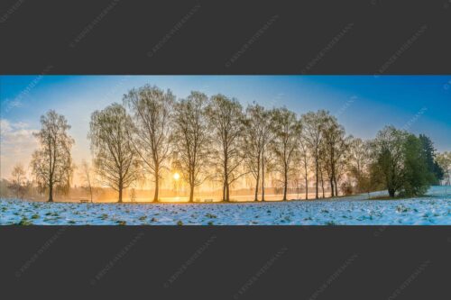 Blick über den Staffelsee in Uffing in den Sonnenaufgang - In der Früh 3:1  -- Uffing am Staffelsee - mehr Infos bei www.Kriner-Weiermann.de