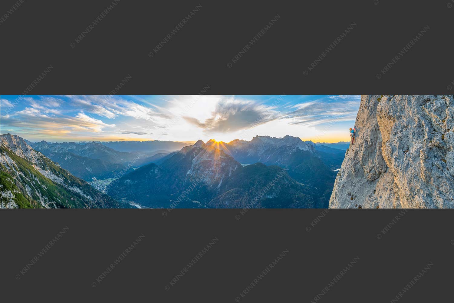 Vroni Kammermeier in der Route -die Kür- an der Gerber Südwand im Karwendel - In der Kür 4:1  -- Klettern Gerbersüdwand im Karwendel - mehr Infos bei www.Kriner-Weiermann.de