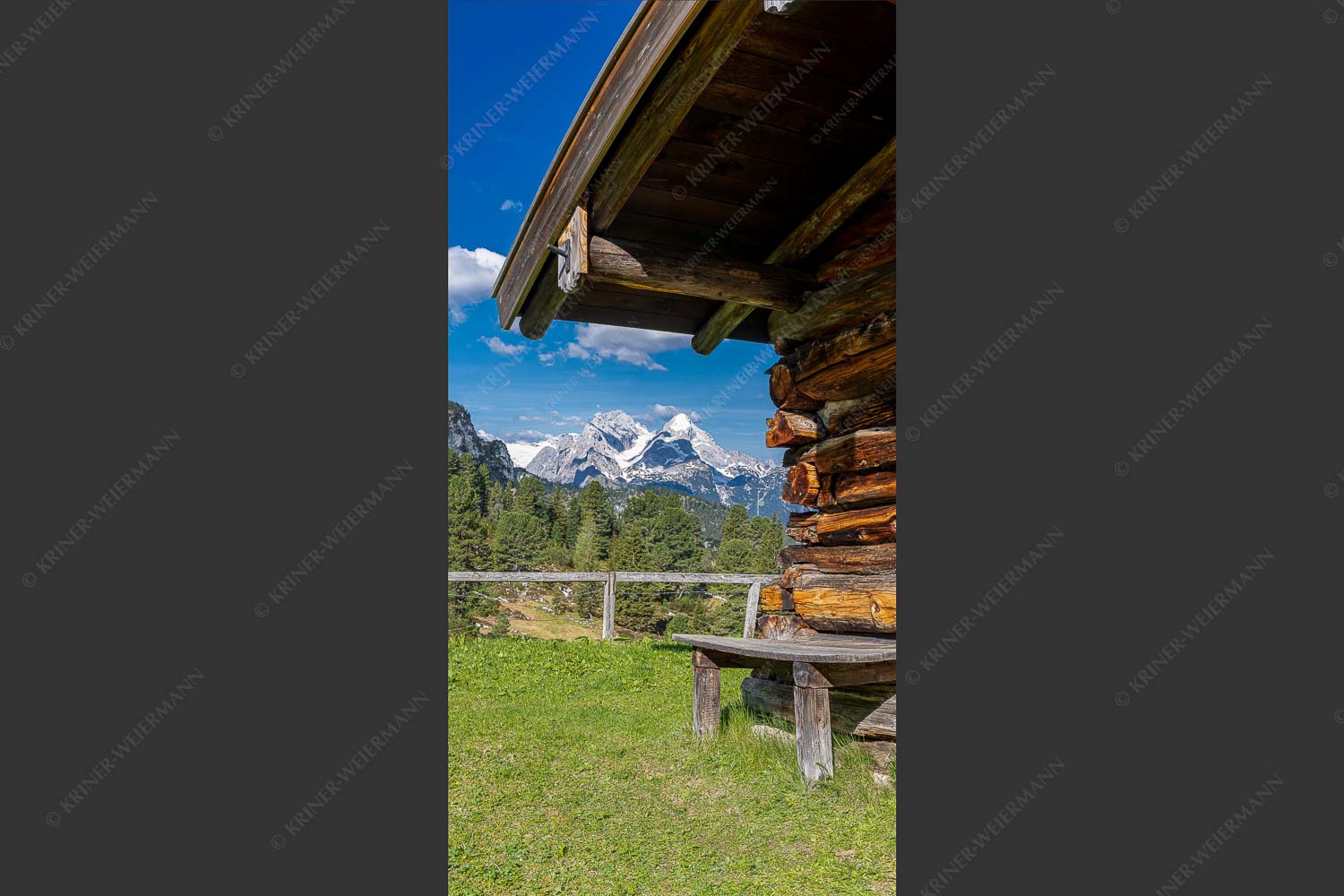 Vom Schachen bis zum Gamsanger gibt es auf der Wetterstein-Nordseite einiges zu entdecken - Kämialm 1:2  -- Almhütte im Wettersteingebirge - mehr Infos bei www.Kriner-Weiermann.de