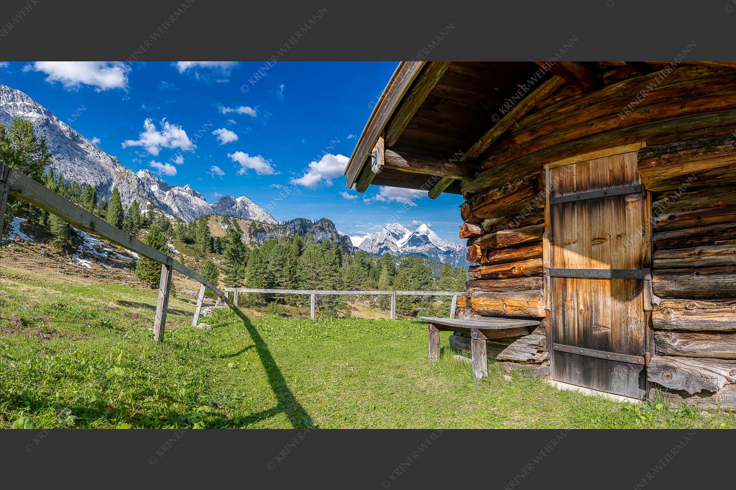 Vom Schachen bis zum Gamsanger gibt es auf der Wetterstein-Nordseite einiges zu entdecken - Kämialm 2:1  -- Almhütte im Wettersteingebirge - mehr Infos bei www.Kriner-Weiermann.de
