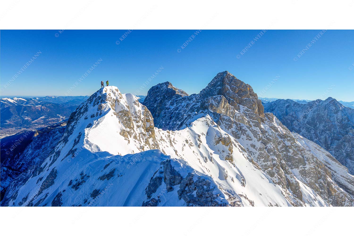 Winterbegehung Jubiläumsgrat - Jubigrat Winter_2zu1 - mehr Infos bei www.Kriner-Weiermann.de