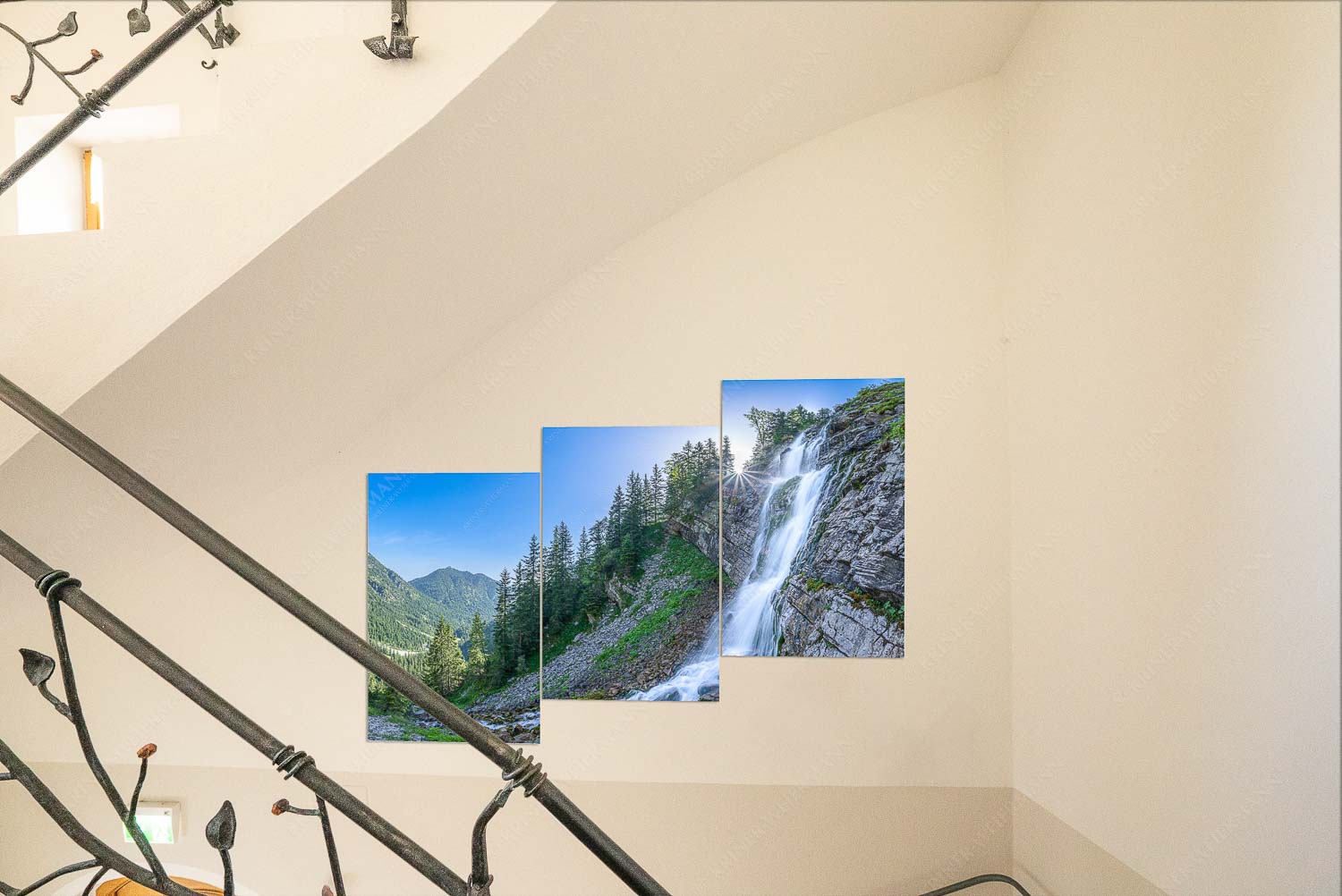 Wasserfall im Soierngebirge - Kriner Stubn Treppenaufgang1-Split Klarer Fall 3:2 - mehr Infos bei www.Kriner-Weiermann.de