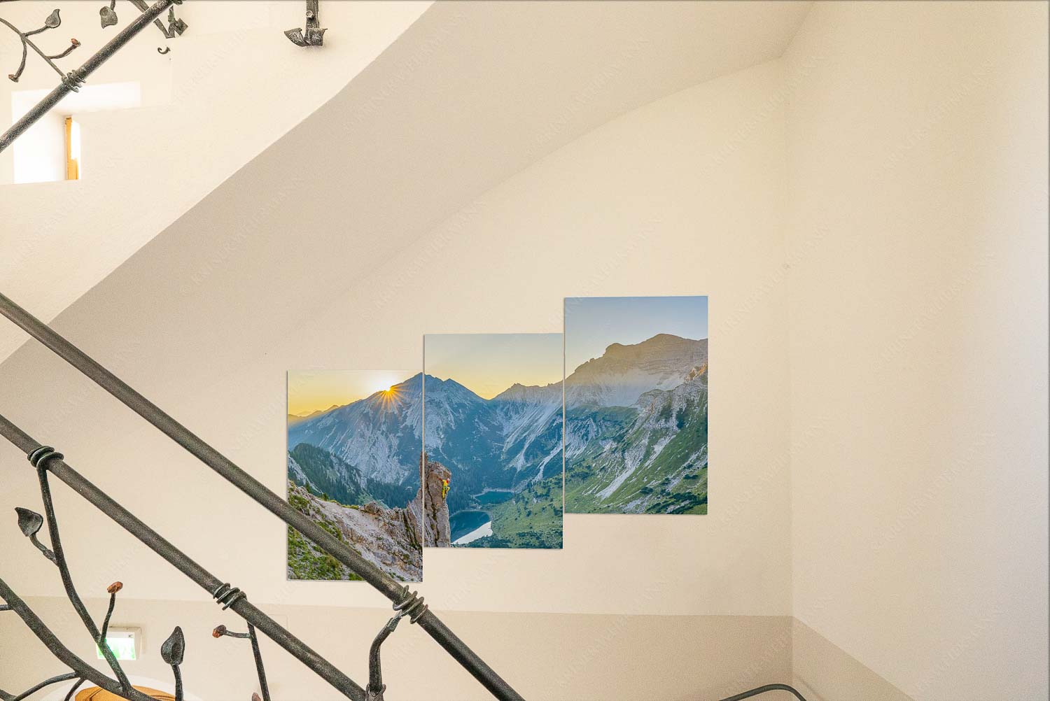 Kletterei im Soierngebirge - Kriner Stubn Treppenaufgang1-Split Rising 3:2 - mehr Infos bei www.Kriner-Weiermann.de