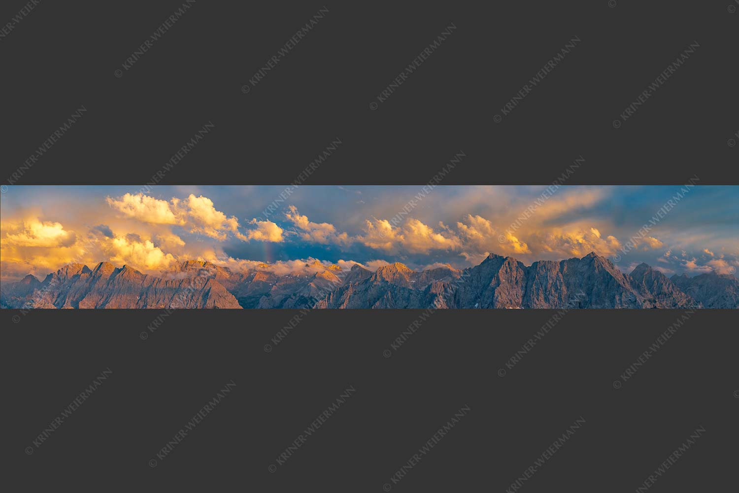 Wetterwechsel an der Großen Seekarspitze im Karwendelgebirge - Umschwung 6:1  -- Seekarspitze im Karwendel - mehr Infos bei www.Kriner-Weiermann.de