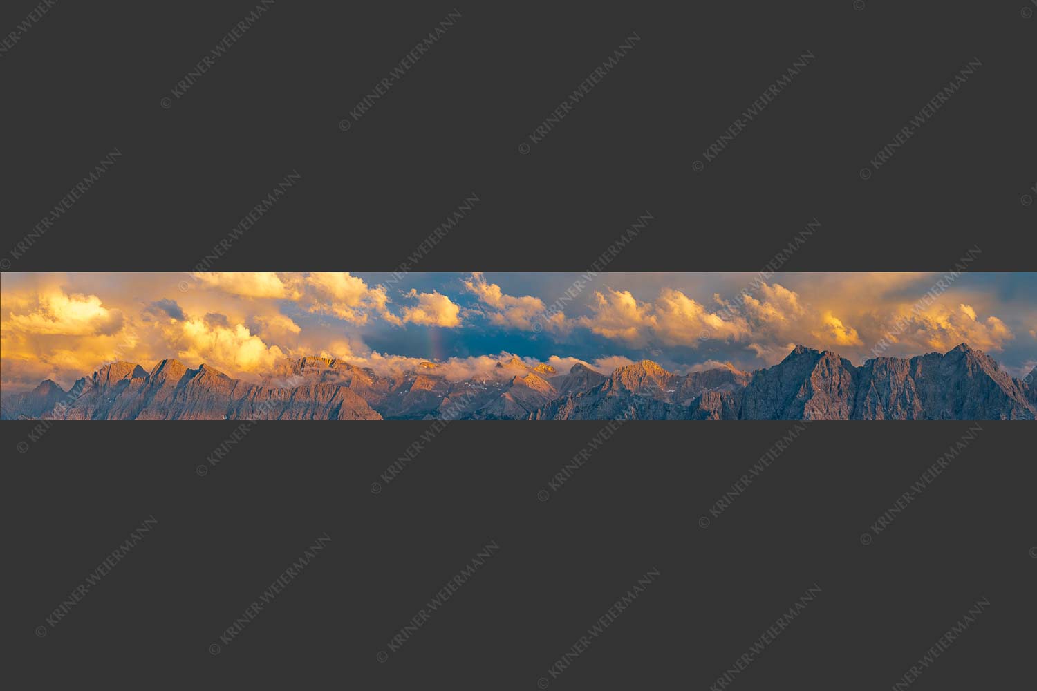 Wetterwechsel an der Großen Seekarspitze im Karwendelgebirge - Umschwung 7:1  -- Seekarspitze im Karwendel - mehr Infos bei www.Kriner-Weiermann.de
