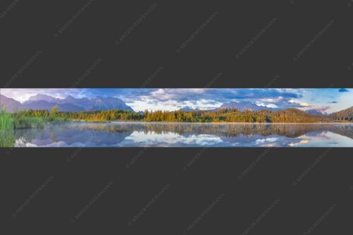 Sonnenaufgang am Barmsee mit Blick zum Karwendel- und Wettersteingebirge - Utopia IV 6:1  -- Barmsee Karwendel und Wetterstein - mehr Infos bei www.Kriner-Weiermann.de