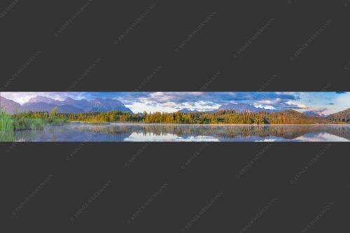 Sonnenaufgang am Barmsee mit Blick zum Karwendel- und Wettersteingebirge - Utopia IV 7:1  -- Barmsee Karwendel und Wetterstein - mehr Infos bei www.Kriner-Weiermann.de