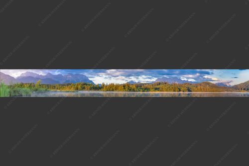 Sonnenaufgang am Barmsee mit Blick zum Karwendel- und Wettersteingebirge - Utopia IV 9:1  -- Barmsee Karwendel und Wetterstein - mehr Infos bei www.Kriner-Weiermann.de