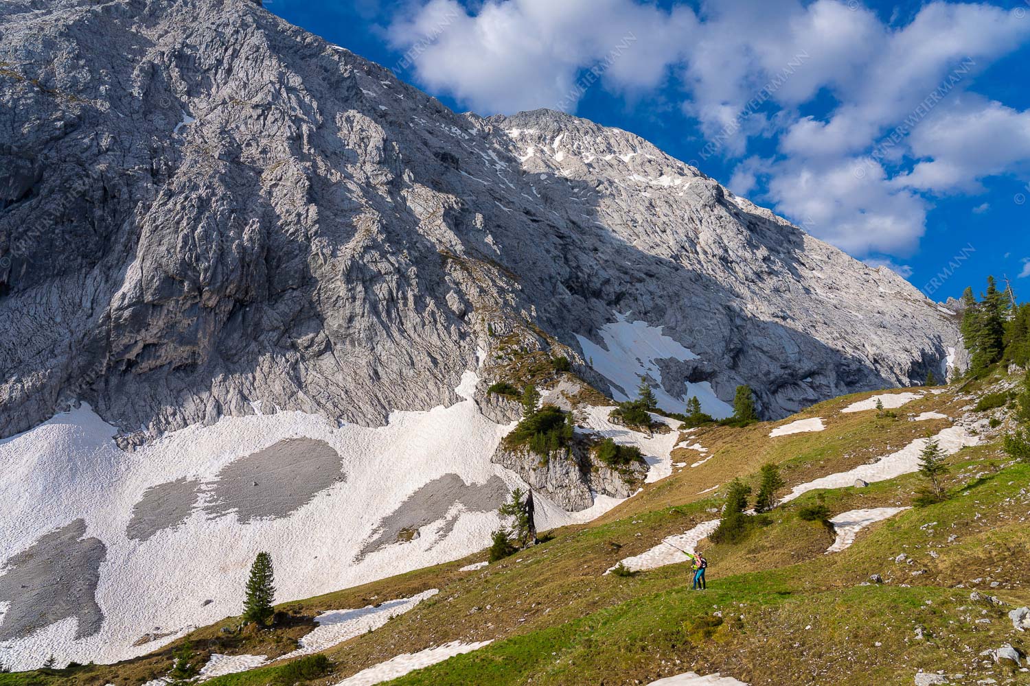 Wanderung zum Kämikopf im Wettersteingebirge - wanderung Kämi VI a 3:2  -- Frühling im Wettersteingebirge - mehr Infos bei www.Kriner-Weiermann.de