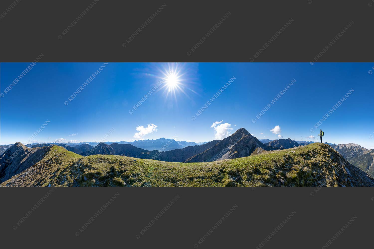 Wandern von der Kreuzspitze zur Kuchelbergspitze - Ammergau große Reibn2 3:1  -- Kreuzspitze Wanderung - mehr Infos bei www.Kriner-Weiermann.de