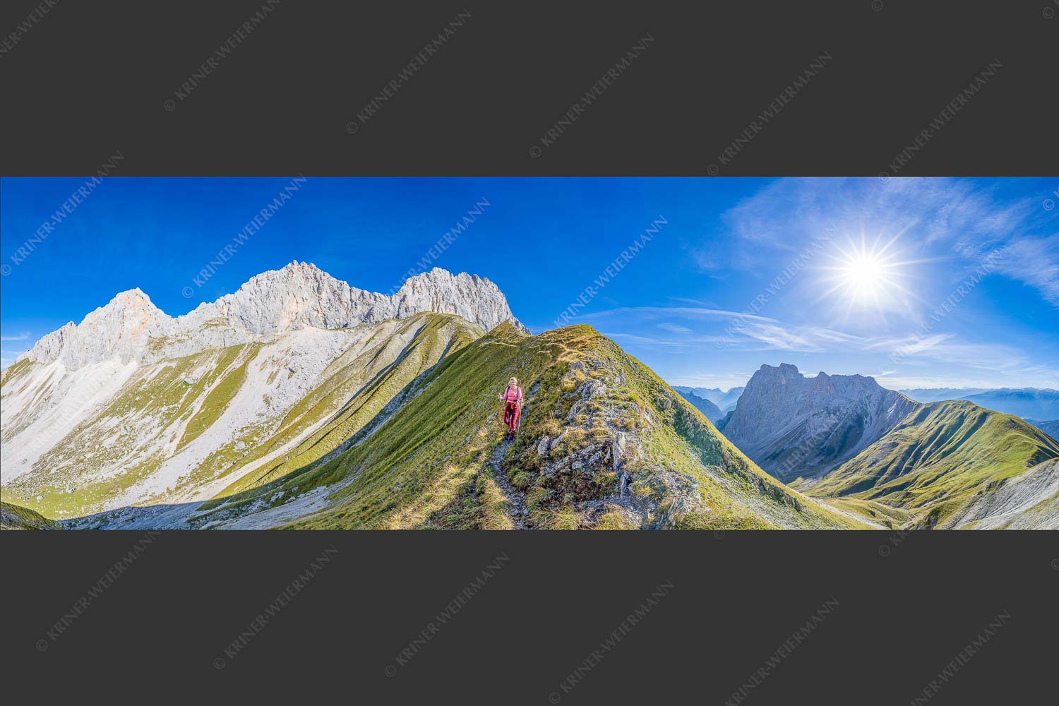 Traumhafte Wanderung an der Wetterstein-Südseite - Bergwandern zum Scharnitzjoch 3:1  -- Wandern im Wetterstein - mehr Infos bei www.Kriner-Weiermann.de