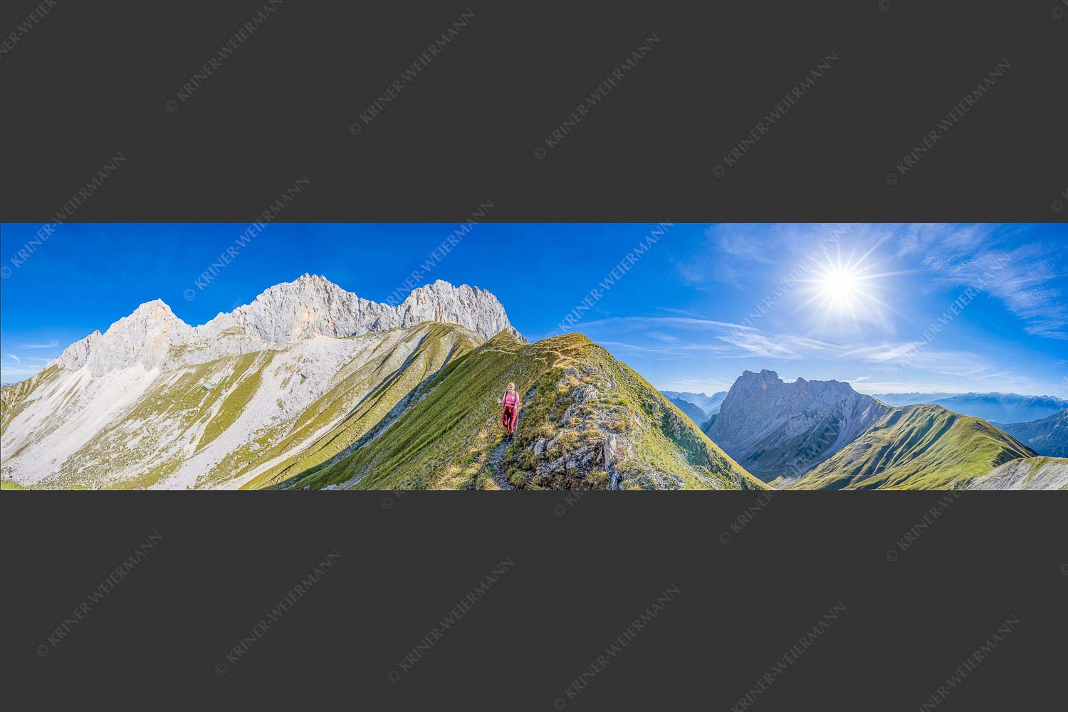 Traumhafte Wanderung an der Wetterstein-Südseite - Bergwandern zum Scharnitzjoch 4:1  -- Wandern im Wetterstein - mehr Infos bei www.Kriner-Weiermann.de