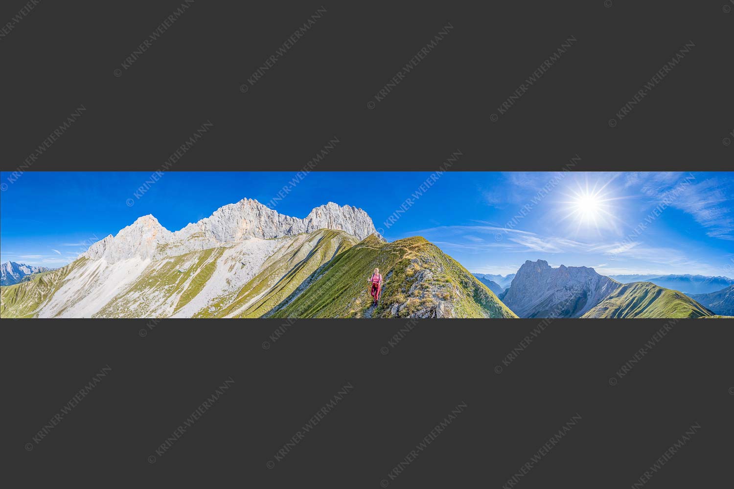 Traumhafte Wanderung an der Wetterstein-Südseite - Bergwandern zum Scharnitzjoch 5:1  -- Wandern im Wetterstein - mehr Infos bei www.Kriner-Weiermann.de