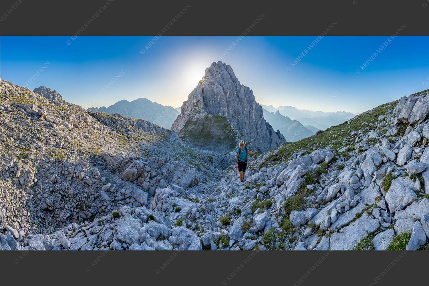Söllerpass mit Öfelekopf im Hintergrund - Besonnen II 2:1  -- Bergwandern zum Söllerpass - mehr Infos bei www.Kriner-Weiermann.de