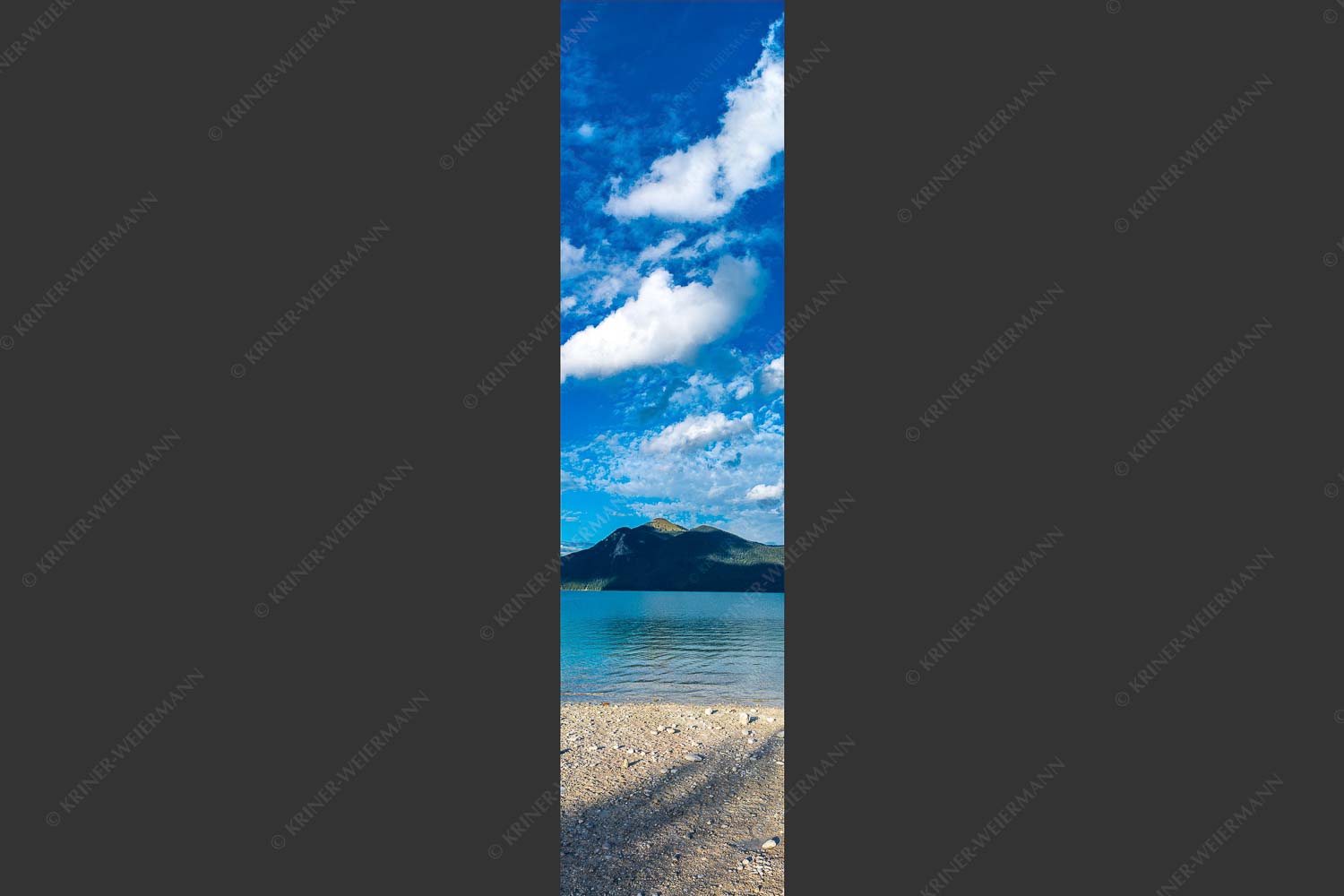 Blick über den Walchensee zum Jochberg - Himmel über Walchensee 1:4  -- Jochberg - mehr Infos bei www.Kriner-Weiermann.de