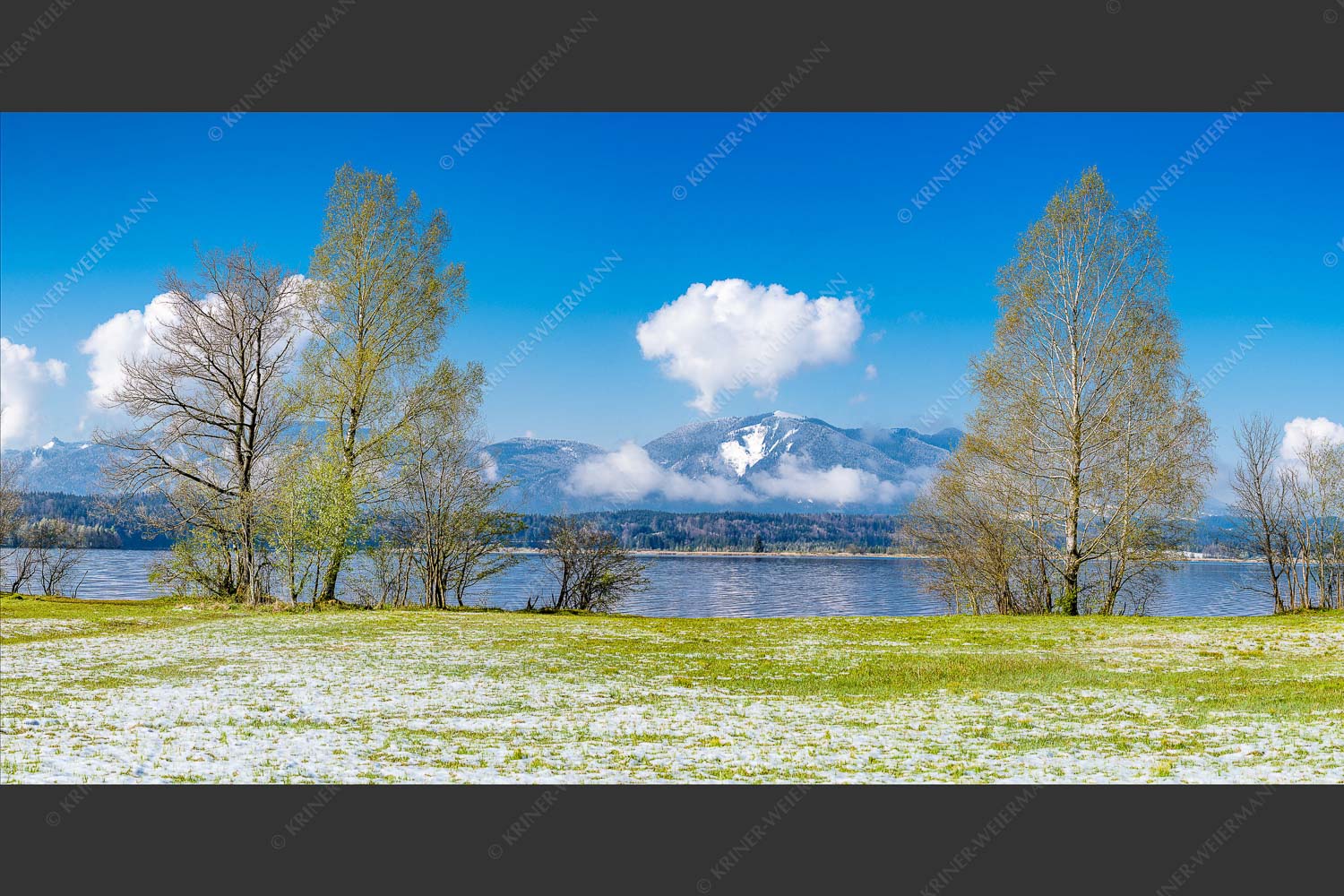 Blick über den Staffelsee zum Hörnle - Hörnleblick II 2:1  -- Staffelsee - mehr Infos bei www.Kriner-Weiermann.de