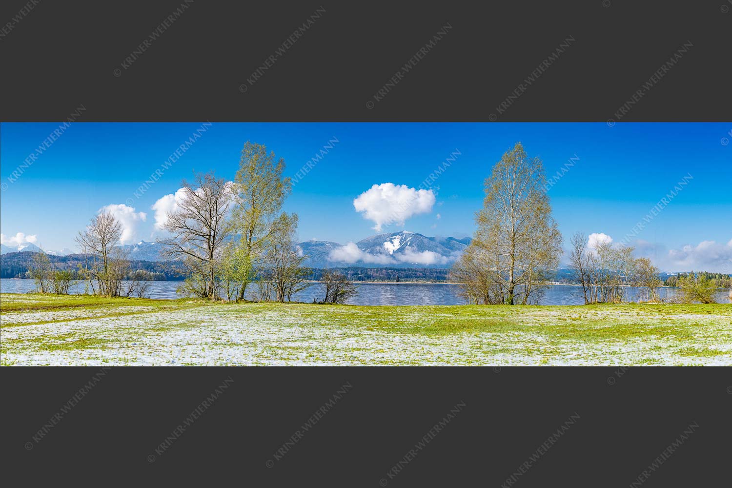 Blick über den Staffelsee zum Hörnle - Hörnleblick II 3:1  -- Staffelsee - mehr Infos bei www.Kriner-Weiermann.de