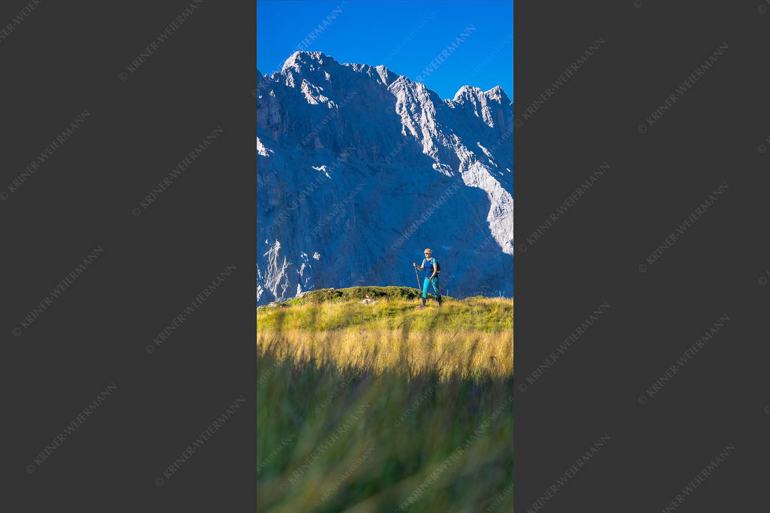 Bergwanderung zum Sunntiger im Karwendelgebirge - Hohe Wiesen 1:2  -- Wandern im Karwendel - mehr Infos bei www.Kriner-Weiermann.de