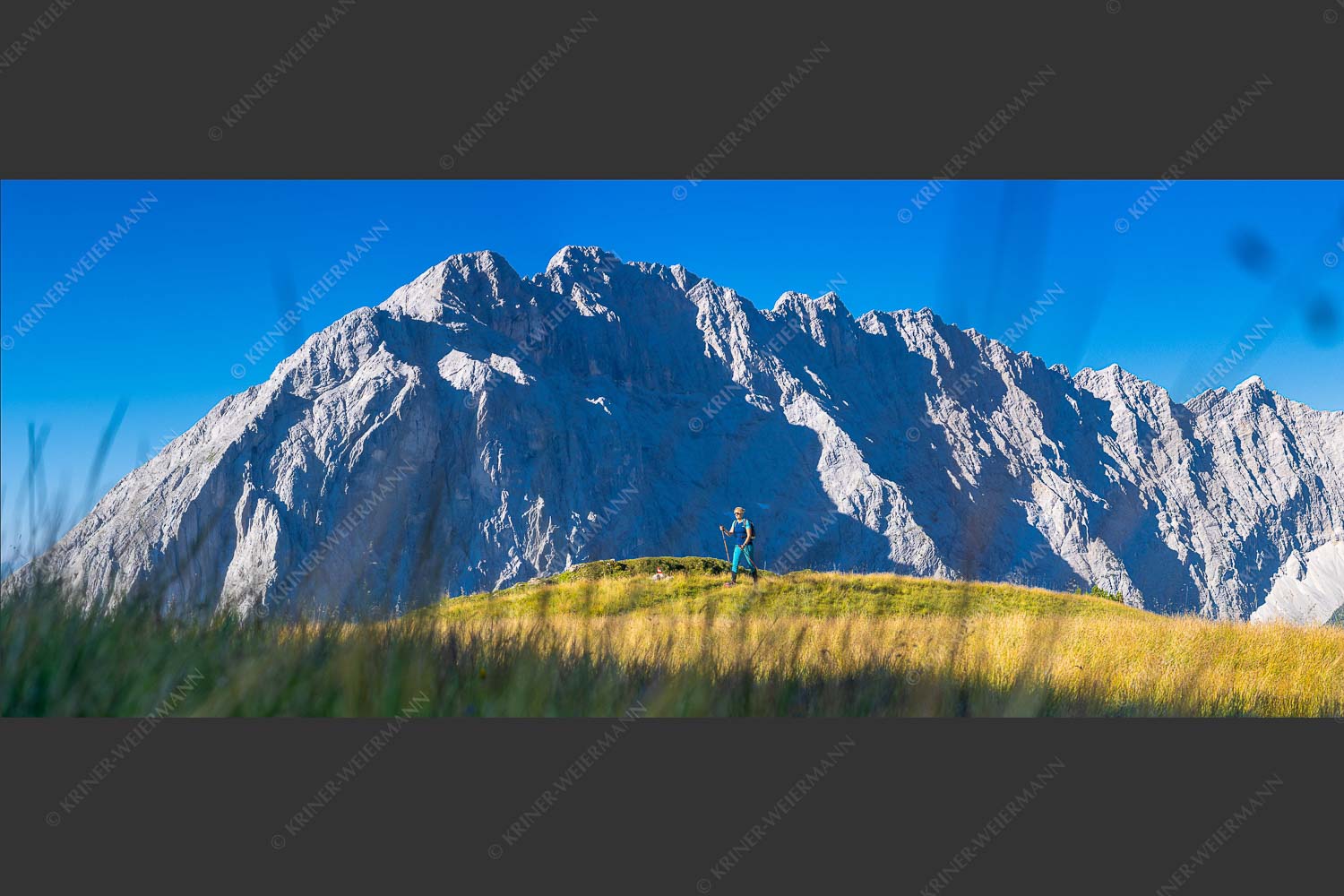Bergwanderung zum Sunntiger im Karwendelgebirge - Hohe Wiesen 2,5:1  -- Wandern im Karwendel - mehr Infos bei www.Kriner-Weiermann.de