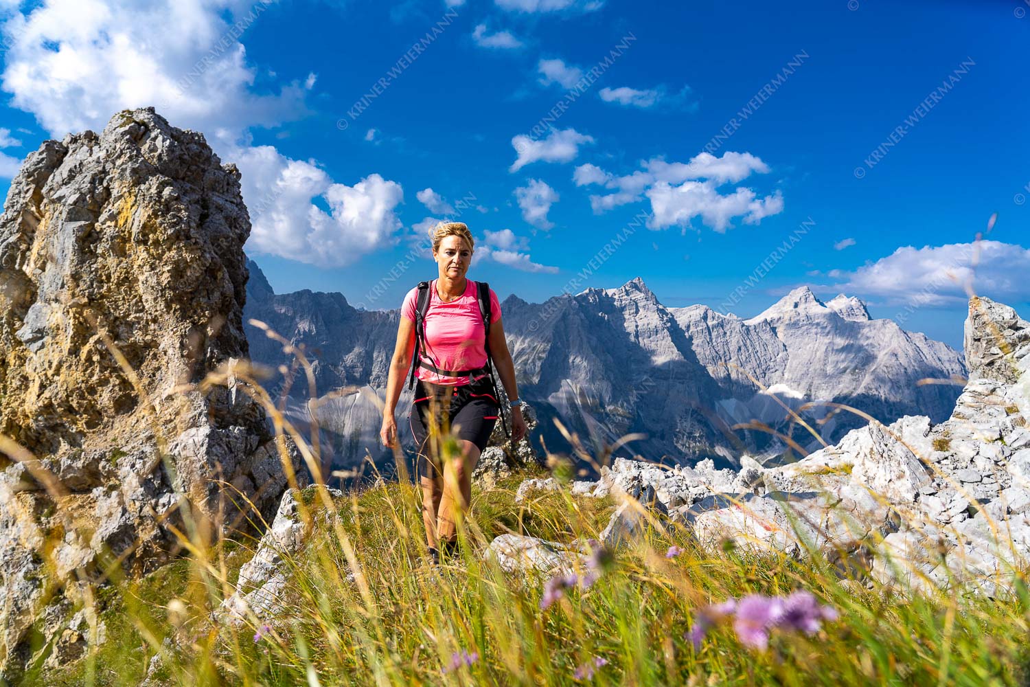 Beeindruckende Wanderung zum Steinfalk - Steinfalk Wanderung V 3:2  -- Bergwandern im Karwendel - mehr Infos bei www.Kriner-Weiermann.de