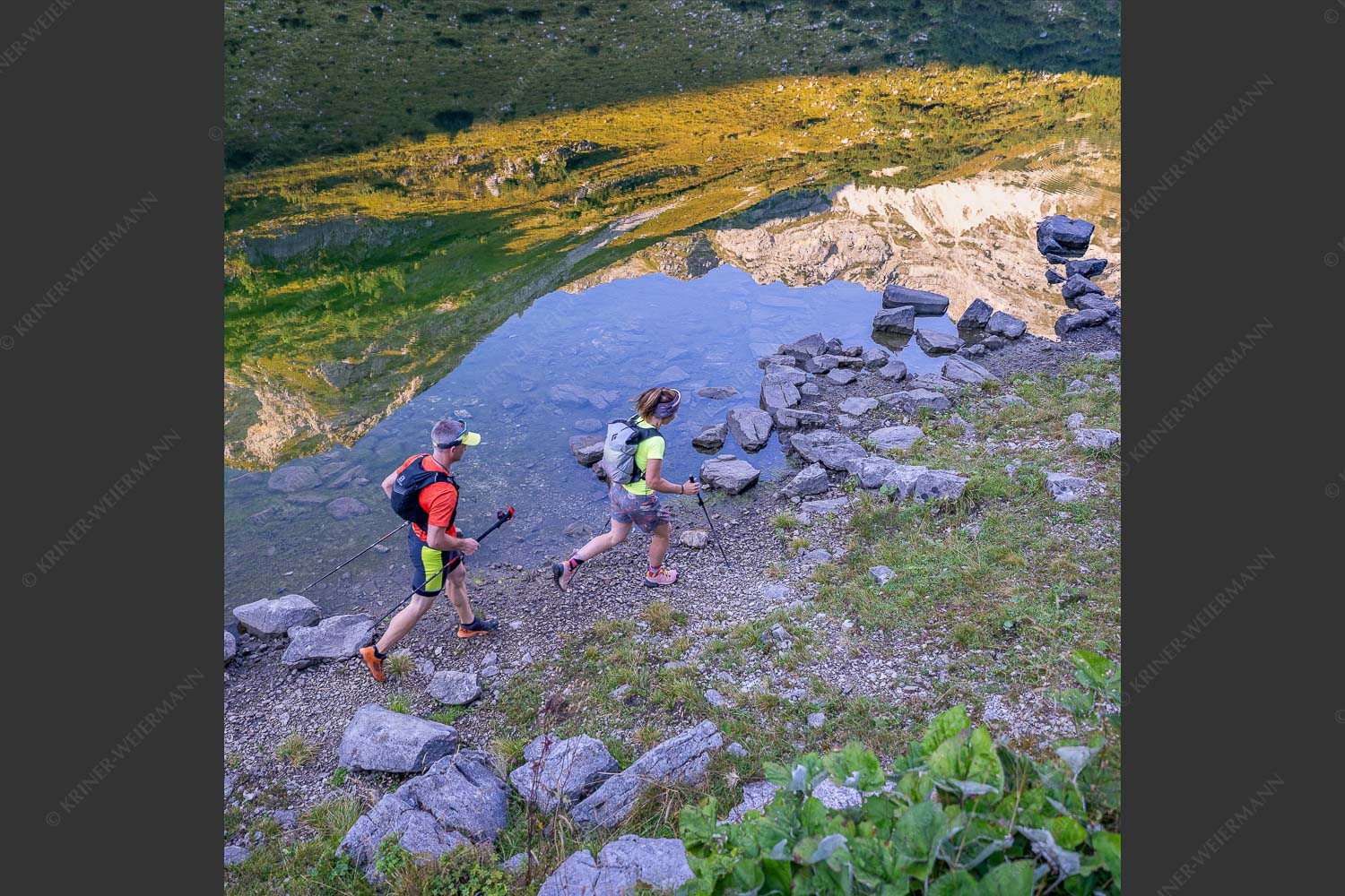 Berglauftraining am Soiernsee im Karwendel - Trailrunning am Soiern II 1:1  -- Traillauf am See - mehr Infos bei www.Kriner-Weiermann.de
