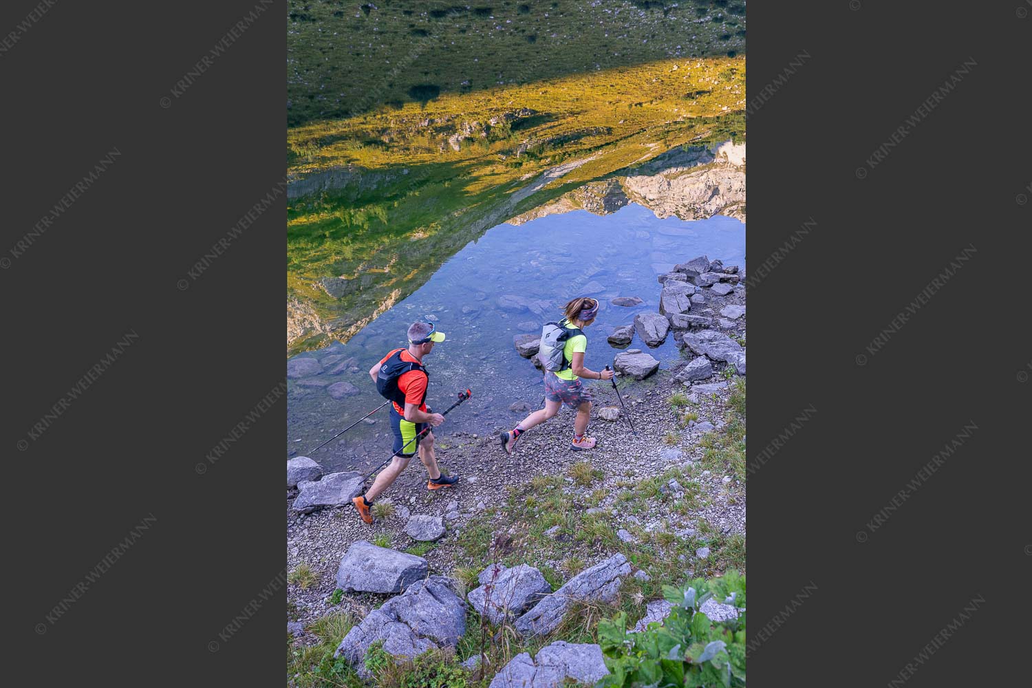 Berglauftraining am Soiernsee im Karwendel - Trailrunning am Soiern II 2:3  -- Traillauf am See - mehr Infos bei www.Kriner-Weiermann.de