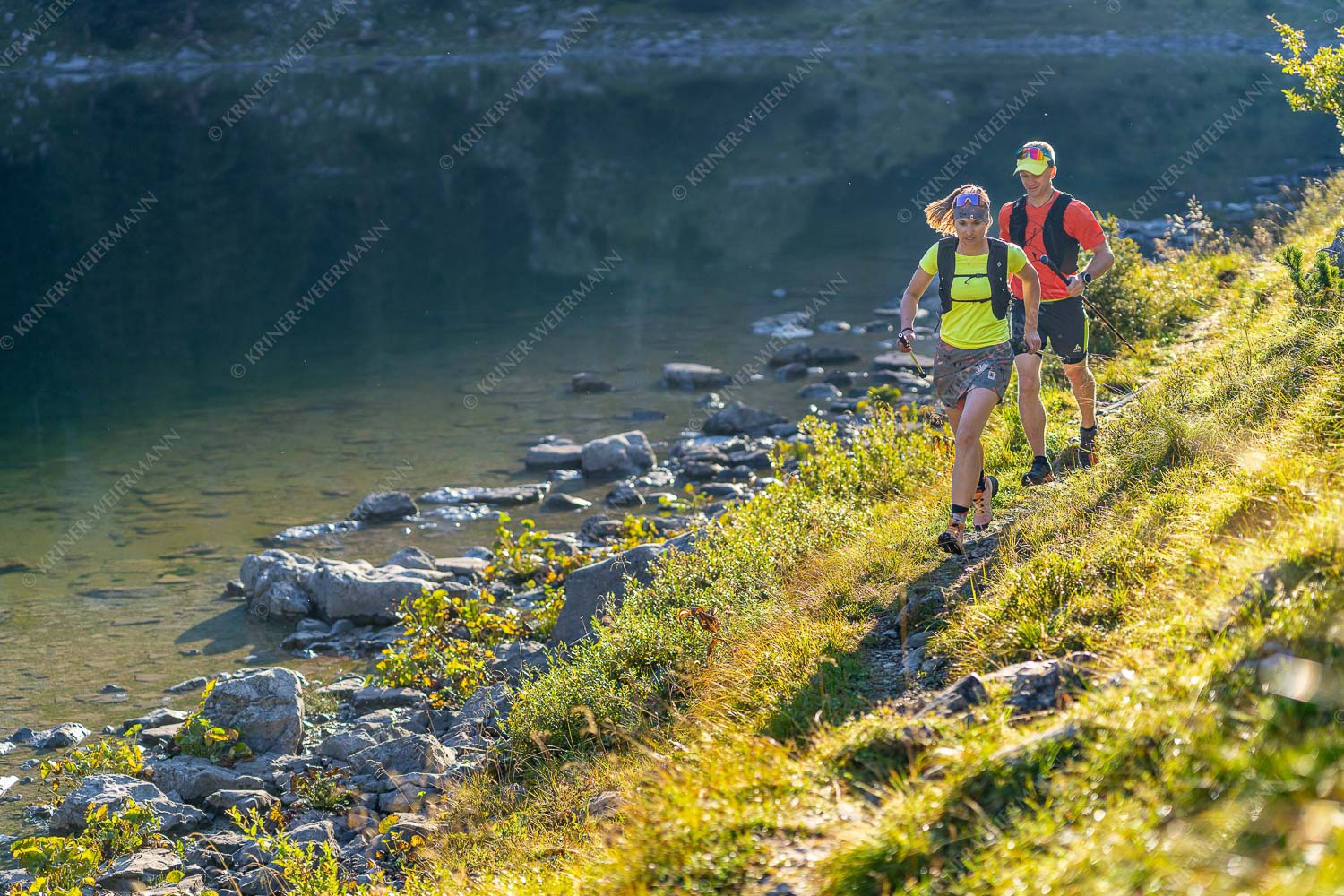 Berglauftraining am Soiernsee im Karwendel - Trailrunning am Soiern III 3:2  -- Traillauf Soiernsee - mehr Infos bei www.Kriner-Weiermann.de