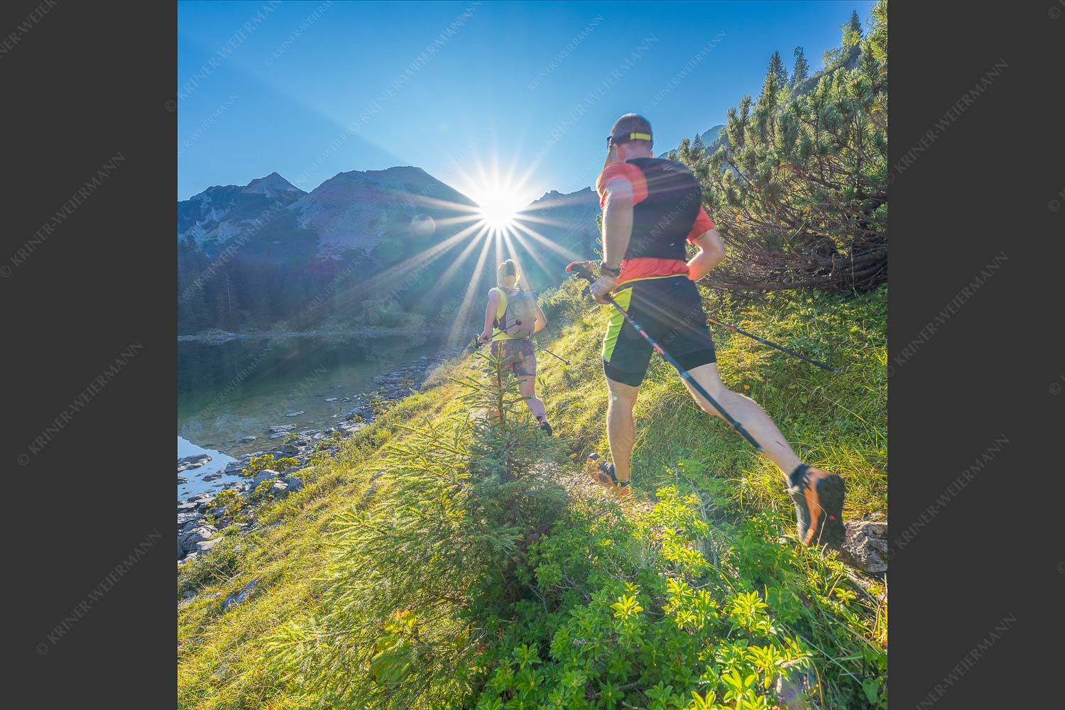 Berglauftraining am Soiernsee im Karwendel - Trailrunning am Soiern IV 1:1  -- Traillauf im Karwendel - mehr Infos bei www.Kriner-Weiermann.de
