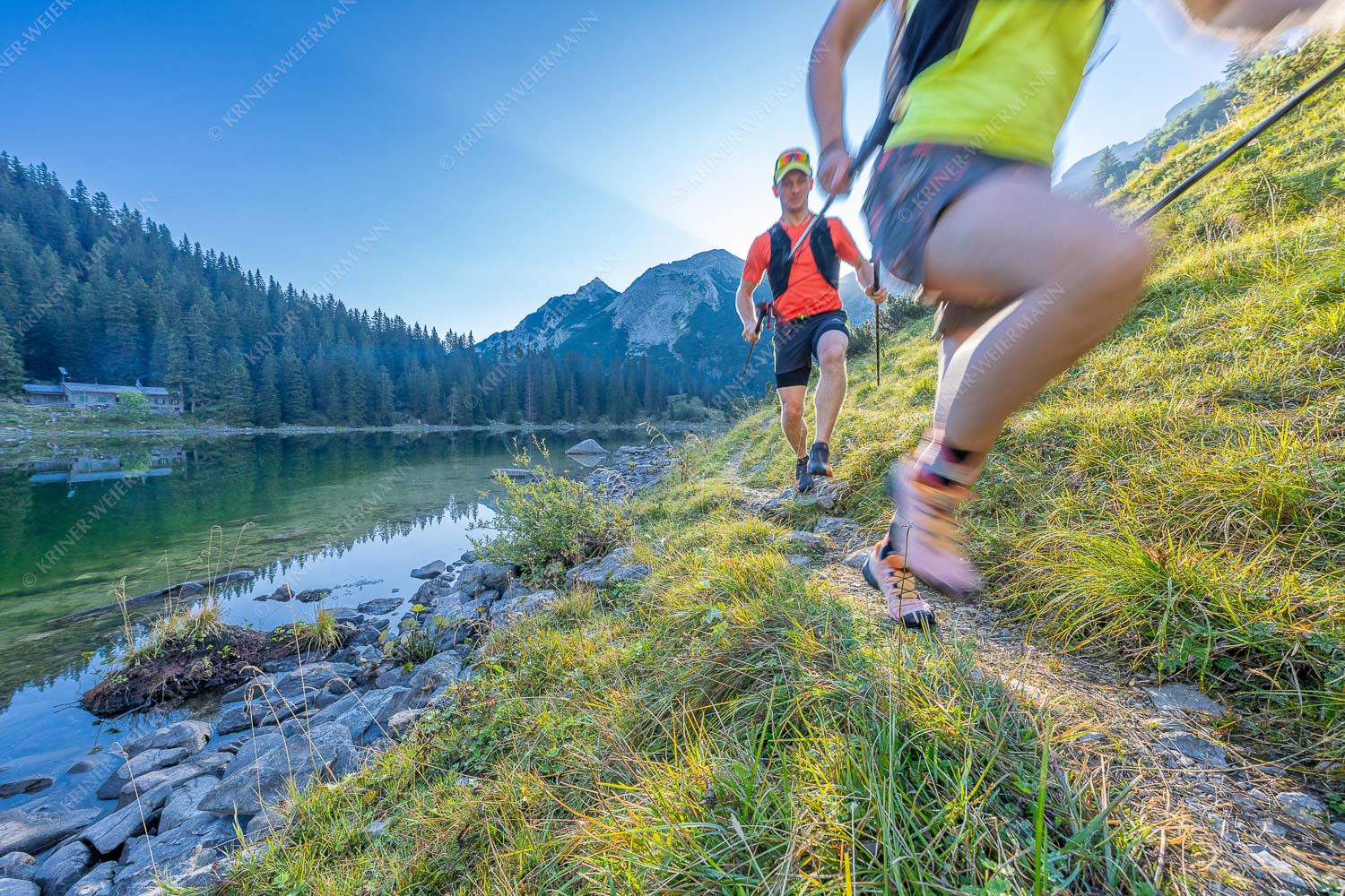 Berglauftraining am Soiernsee im Karwendel - Trailrunning am Soiern V 3:2  -- Traillauf - mehr Infos bei www.Kriner-Weiermann.de