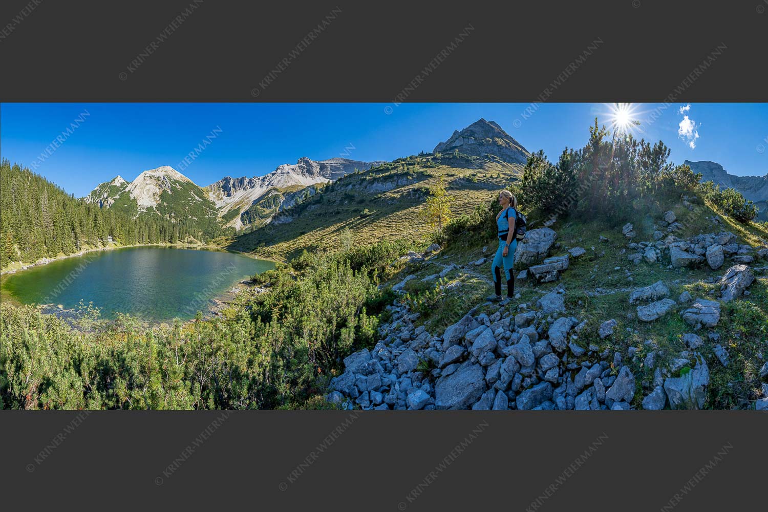 Wanderung um den Soiernsee im Karwendel - Traumhafte Idee II 2,5:1  -- Soiernsee Wanderung - mehr Infos bei www.Kriner-Weiermann.de