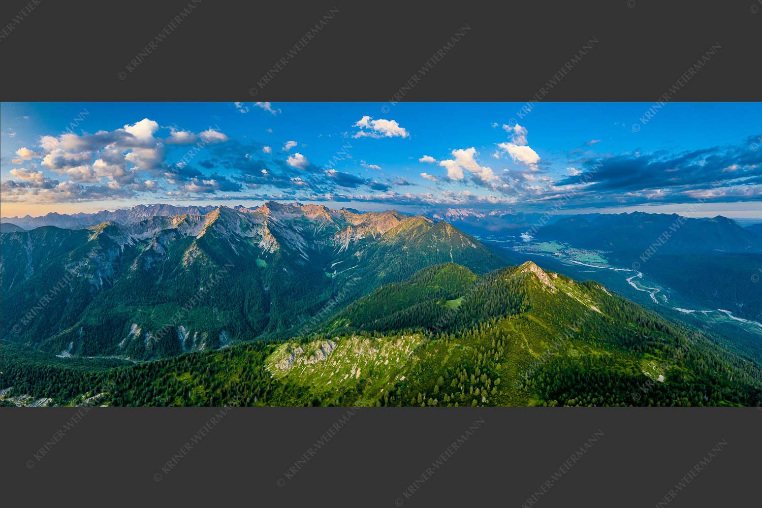 Soierngebirge mit Oberen Isartal - Übern Grasberg 2,5:1  -- Soierngebirge - mehr Infos bei www.Kriner-Weiermann.de