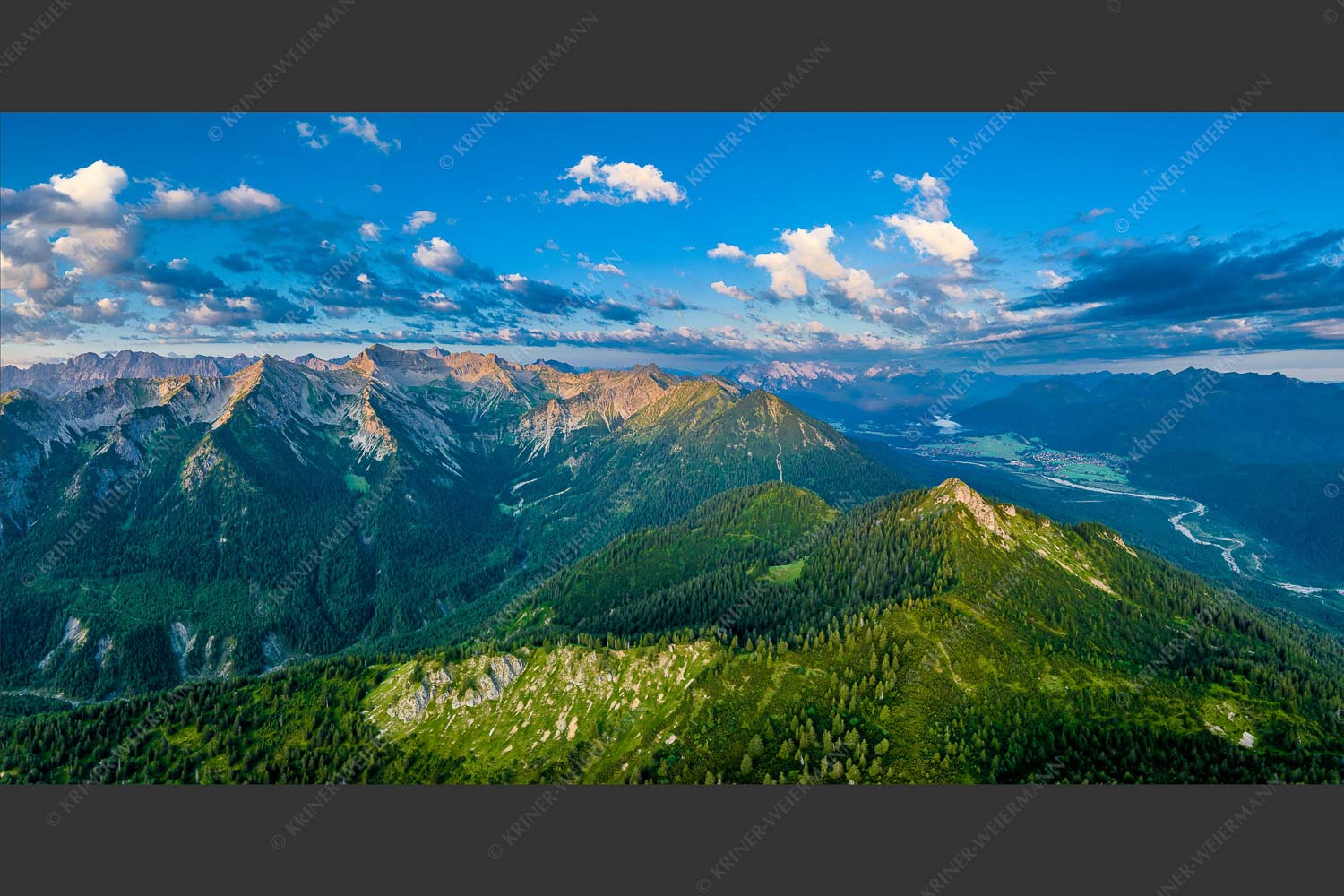Soierngebirge mit Oberen Isartal - Übern Grasberg 2:1  -- Soierngebirge - mehr Infos bei www.Kriner-Weiermann.de