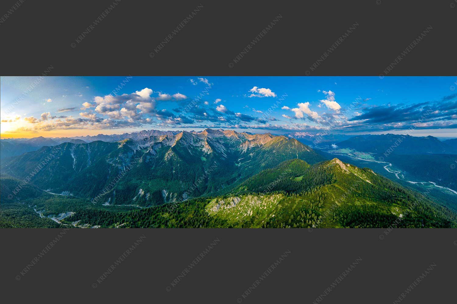 Soierngebirge mit Oberen Isartal - Übern Grasberg 3:1  -- Soierngebirge - mehr Infos bei www.Kriner-Weiermann.de